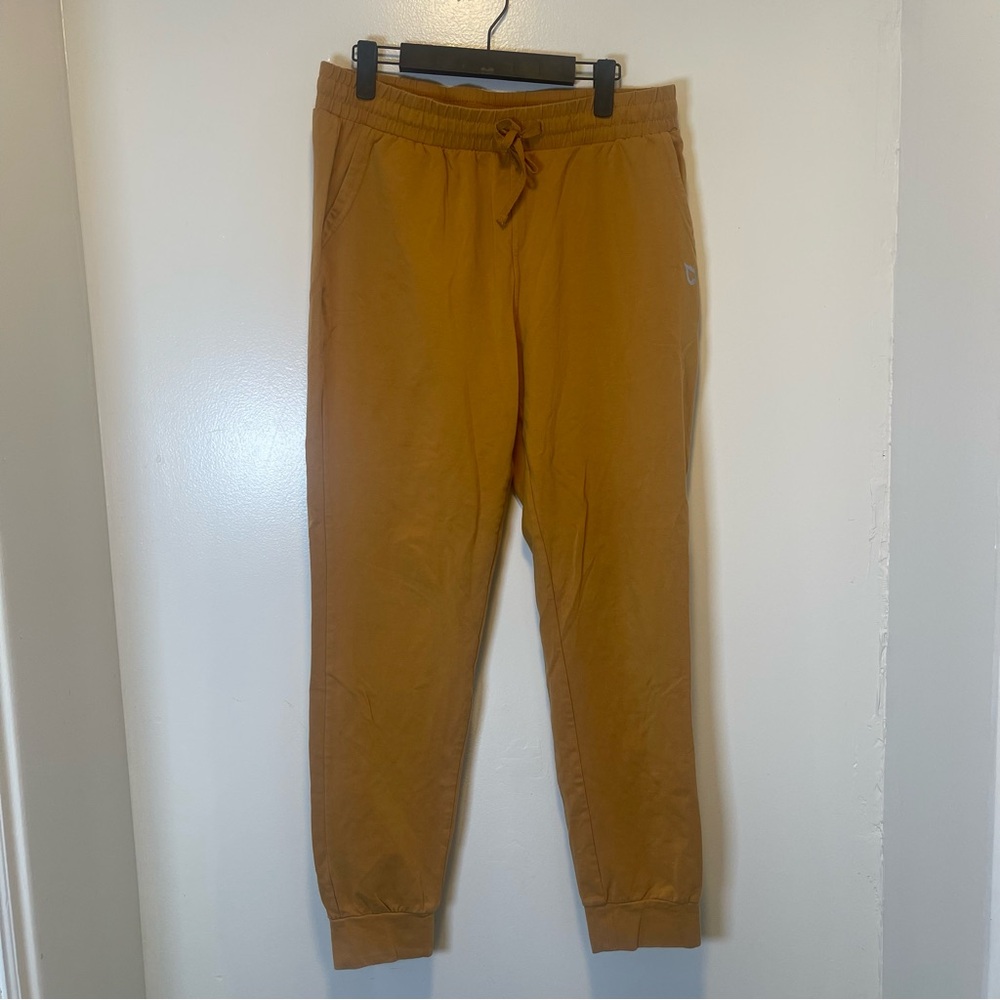 Baleaf mustard yellow sweatpant joggers women's size large